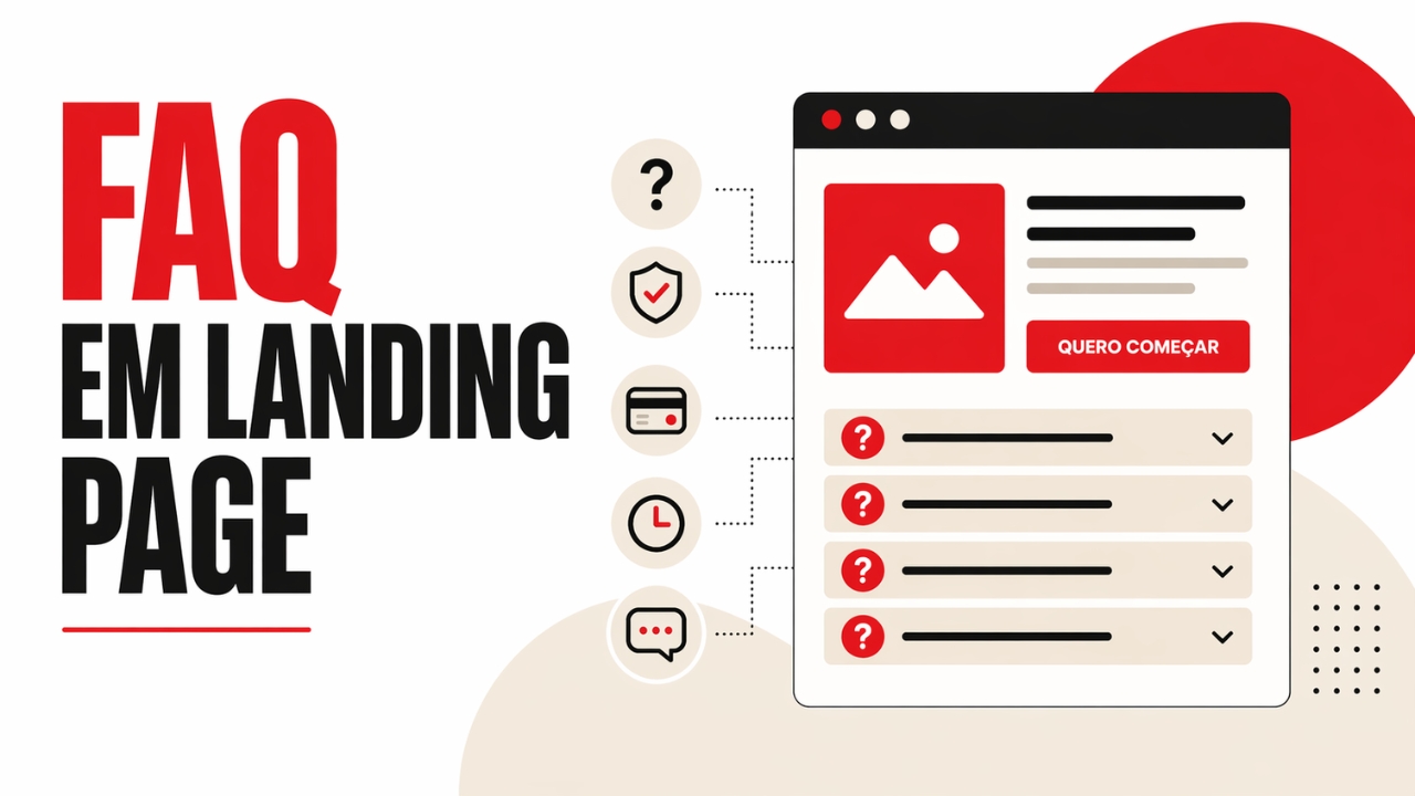 FAQ em landing page