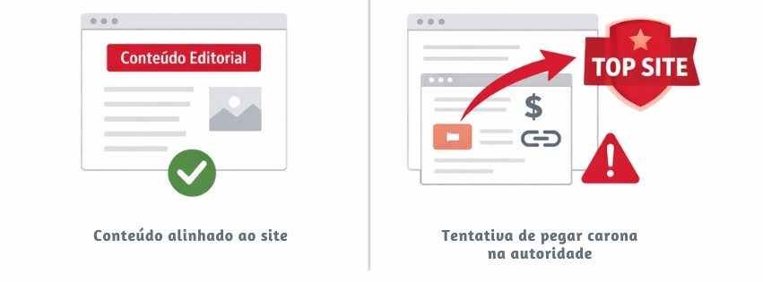 Site reputation abuse